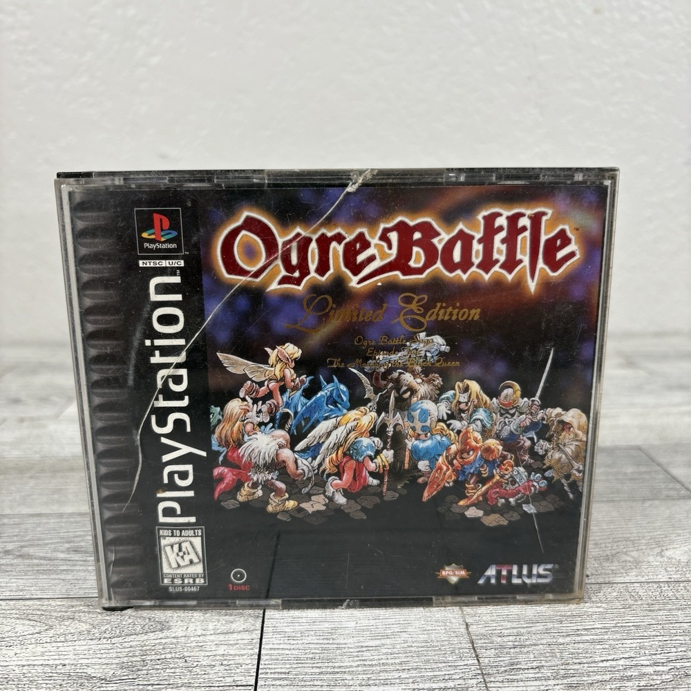 Ogre Battle: Limited Edition (Sony PlayStation 1, 1997) No Manual Read